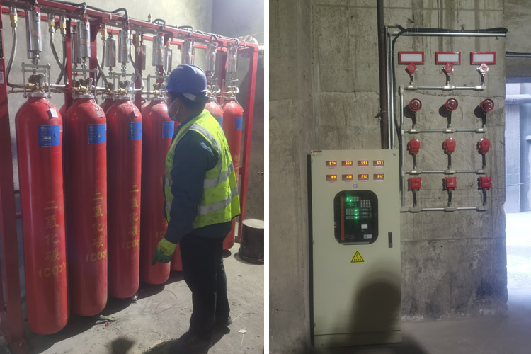 煤粉倉高壓二氧化碳滅火裝置