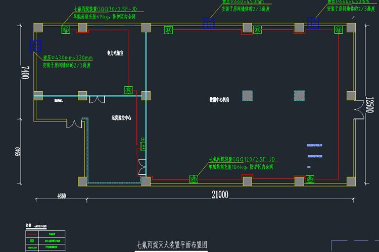數據機房滅火系統設計方案