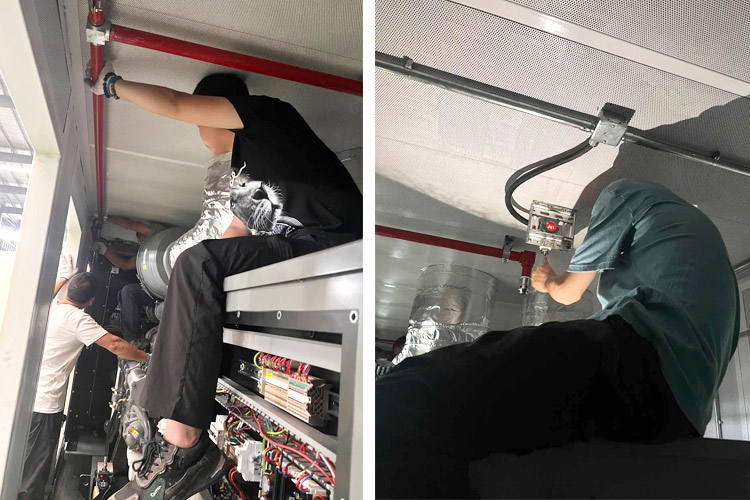 發(fā)電機(jī)組儲(chǔ)能集裝箱七氟丙烷滅火系統(tǒng)1