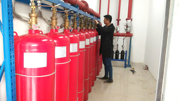 七氟丙烷滅火系統檢測充裝