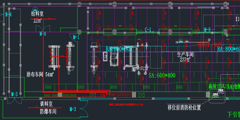 涂布機氣體滅火系統