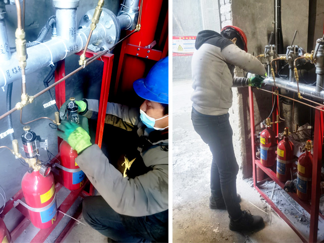 煤粉倉自動滅火系統裝置安裝圖