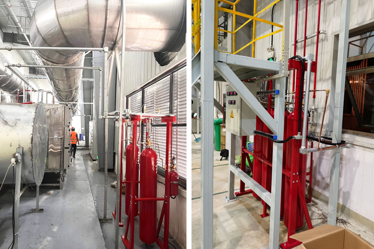 除塵設備滅火裝置1