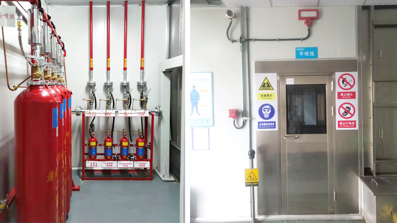汽車涂裝車間消防氣體滅火系統