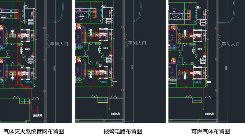汽車涂裝車間消防氣體滅火系統