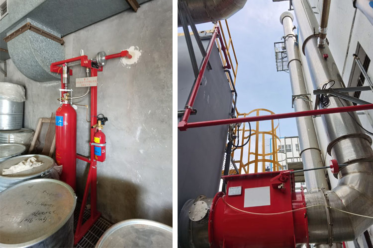 除塵器氣體滅火系統