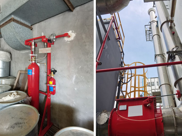 除塵器氣體滅火系統