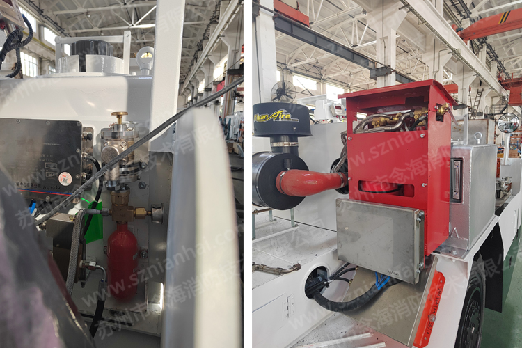 特種煤礦車輛自動滅火系統2