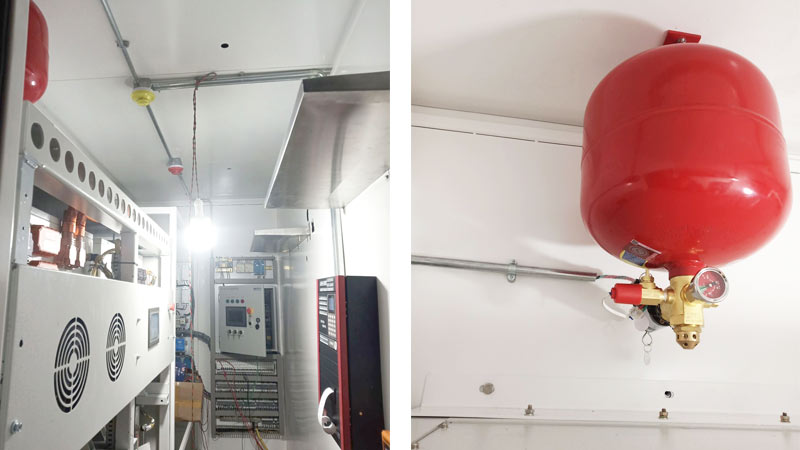 儲能集裝箱七氟丙烷滅火系統